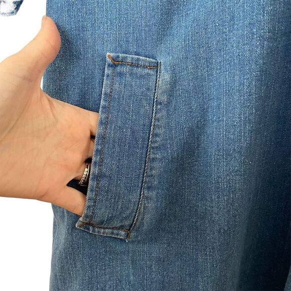 Paul & Joe Sister Denim Short Sleeve Dress Size Small - Picture 3 of 7